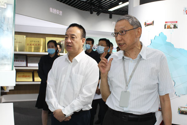 濟南市政協副主席、市工商聯主席劉夢海來訪